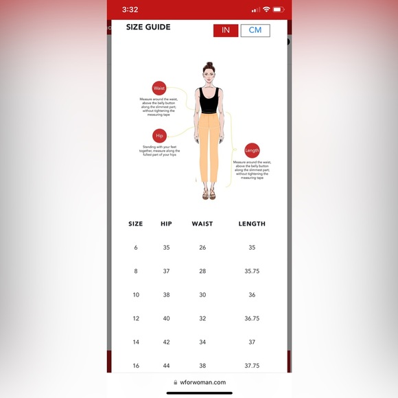 NWT W for Women Straight Trousers Blue Trousers Straight Salwar Size 12 - Picture 6 of 6